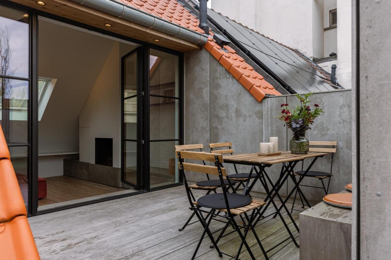 Beautiful Luxurious Mansion With Several Terraces Kortrijk Exterior photo